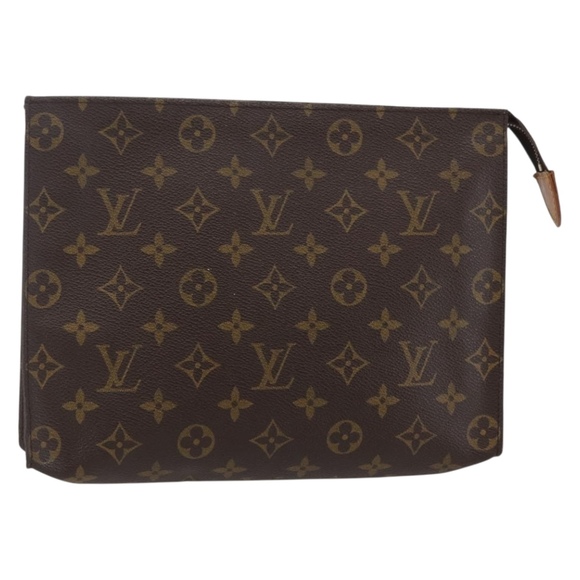 LOUIS VUITTON Monogram Poche Toilette 26 Pouch M47542 LV Auth 99784 - Picture 1 of 16